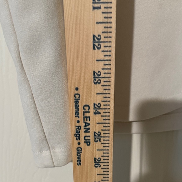 Ann Taylor Cream Blouse with Keyhole Neckline - Picture 6 of 7